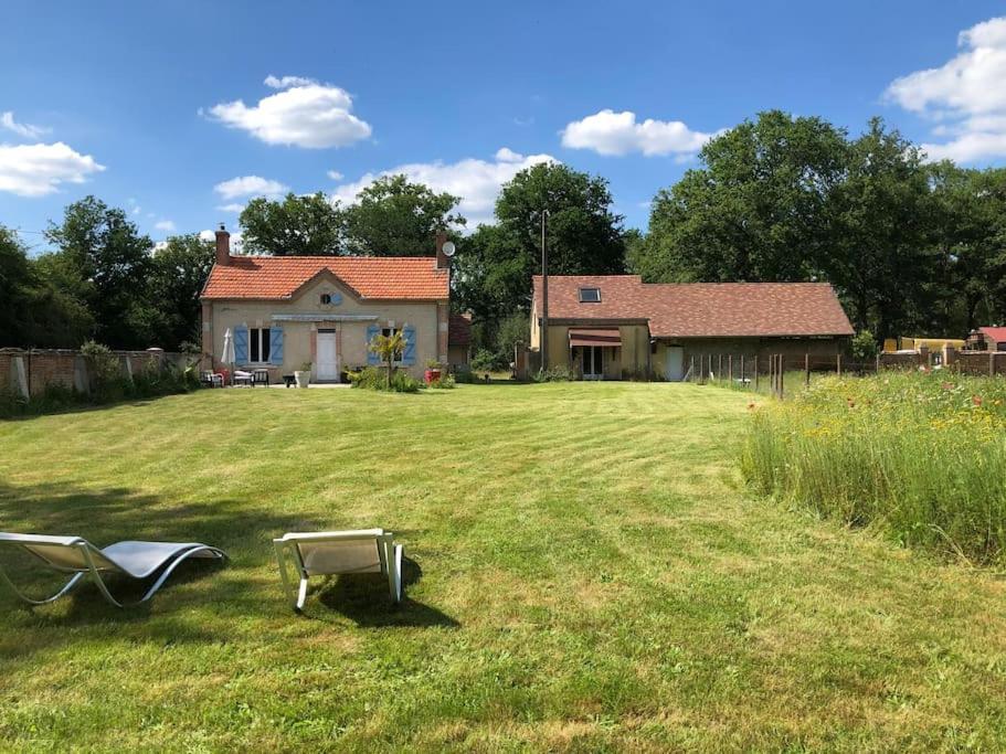 Maison Au Milieu Des Bois Et Des Animaux Jouy-le-Potier Exteriér fotografie